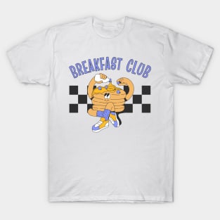 Vintage Breakfast Club | Boho Pancakes Lover T-Shirt